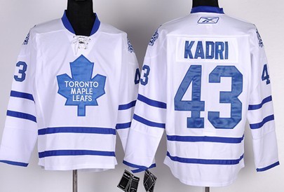 Toronto Maple Leafs #43 Nazem Kadri White Jersey Toronto Maple Leafs #43 Nazem Kadri White Jersey