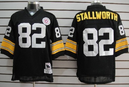 Pittsburgh Steelers #82 John Stallworth Black Throwback Jersey Pittsburgh Steelers #82 John Stallworth Black Throwback Jersey