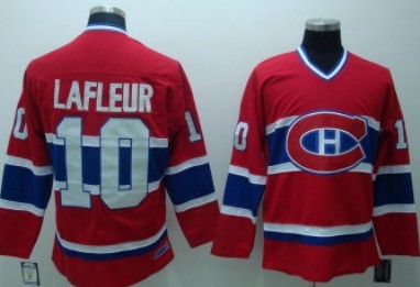 Montreal Canadiens #10 Guy Lafleur Red Throwback CCM Jersey Montreal Canadiens #10 Guy Lafleur Red Throwback CCM Jersey