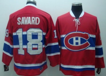 Montreal Canadiens #18 Serge Savard Red Throwback CCM Jersey Montreal Canadiens #18 Serge Savard Red Throwback CCM Jersey