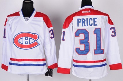 Montreal Canadiens #31 Carey Price White Jersey Montreal Canadiens #31 Carey Price White Jersey