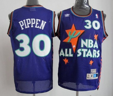 NBA 1995 All-Star #30 Scottie Pippen Purple Swingman Throwback Jersey NBA 1995 All-Star #30 Scottie Pippen Purple Swingman Throwback Jersey