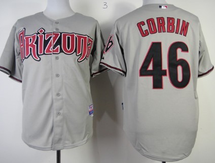 Arizona Diamondbacks #46 Patrick Corbin Gray Jersey Arizona Diamondbacks #46 Patrick Corbin Gray Jersey