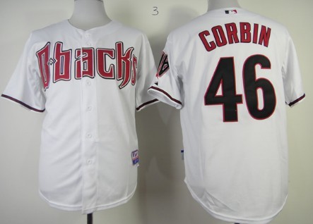 Arizona Diamondbacks #46 Patrick Corbin White Jersey Arizona Diamondbacks #46 Patrick Corbin White Jersey