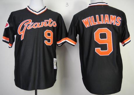 San Francisco Giants #9 Matt Williams Black Throwback Jersey San Francisco Giants #9 Matt Williams Black Throwback Jersey
