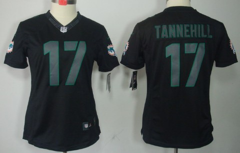 Nike Miami Dolphins #17 Ryan Tannehill Black Impact Limited Womens Jersey Nike Miami Dolphins #17 Ryan Tannehill Black Impact Limited Womens Jersey