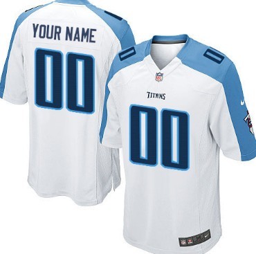 Kids' Nike Tennessee Titans Customized White Limited Jersey Kids' Nike Tennessee Titans Customized White Limited Jersey