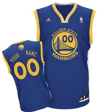 Mens Golden State Warriors Customized Blue Jersey Mens Golden State Warriors Customized Blue Jersey