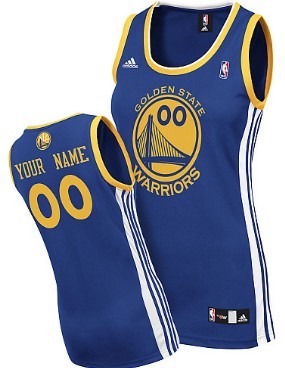 Womens Golden State Warriors Customized Blue Jersey Womens Golden State Warriors Customized Blue Jersey