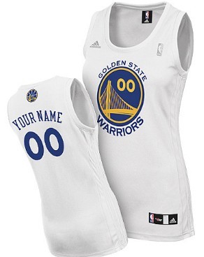 Womens Golden State Warriors Customized White Jersey Womens Golden State Warriors Customized White Jersey