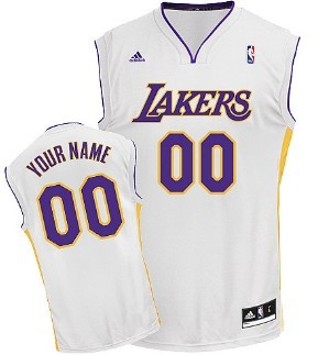 Kids Los Angeles Lakers Customized White Jersey Kids Los Angeles Lakers Customized White Jersey