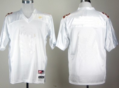 Kids' Florida State Seminoles Customized White Jersey Kids' Florida State Seminoles Customized White Jersey