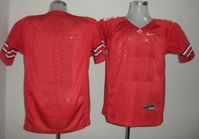 Men's Ohio State Buckeyes Customized Red Jersey Men's Ohio State Buckeyes Customized Red Jersey