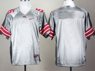 Kids' Ohio State Buckeyes Customized Gray Jersey Kids' Ohio State Buckeyes Customized Gray Jersey
