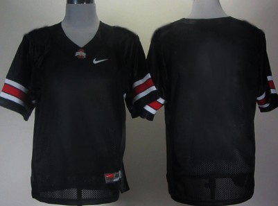 Men's Ohio State Buckeyes Customized Black Jersey Men's Ohio State Buckeyes Customized Black Jersey