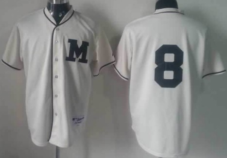 Milwaukee Brewers #8 Ryan Braun 1913 Cream M Patch Jersey
