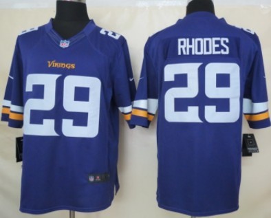 Nike Minnesota Vikings #29 Xavier Rhodes 2013 Purple Limited Jersey Nike Minnesota Vikings #29 Xavier Rhodes 2013 Purple Limited Jersey
