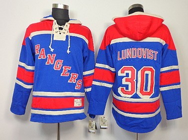 Old Time Hockey New York Rangers #30 Henrik Lundqvist Light Blue Hoodie Old Time Hockey New York Rangers #30 Henrik Lundqvist Light Blue Hoodie