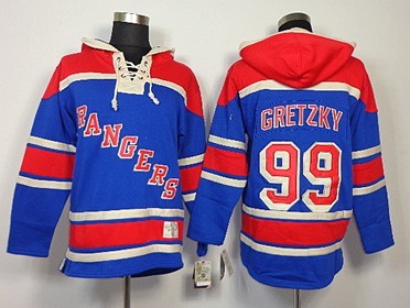 Old Time Hockey New York Rangers #99 Wayne Gretzky Light Blue Hoodie Old Time Hockey New York Rangers #99 Wayne Gretzky Light Blue Hoodie