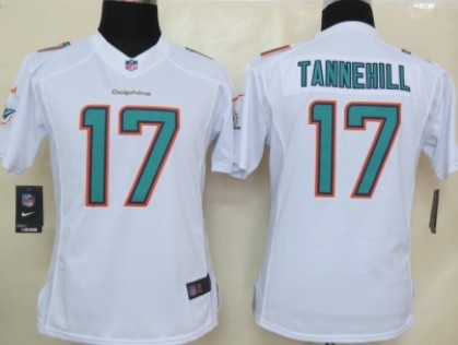 Nike Miami Dolphins #17 Ryan Tannehill 2013 White Limited Womens Jersey Nike Miami Dolphins #17 Ryan Tannehill 2013 White Limited Womens Jersey