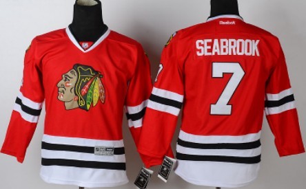 Chicago Blackhawks #7 Brent Seabrook Red Kids Jersey Chicago Blackhawks #7 Brent Seabrook Red Kids Jersey