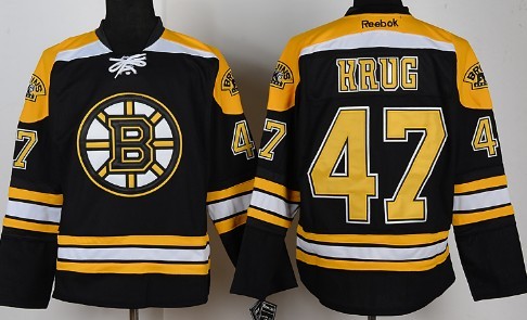 Boston Bruins #47 Torey Krug Black Jersey Boston Bruins #47 Torey Krug Black Jersey