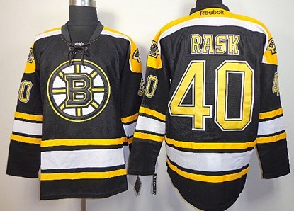 Boston Bruins #40 Tuukka Rask Black Jersey Boston Bruins #40 Tuukka Rask Black Jersey
