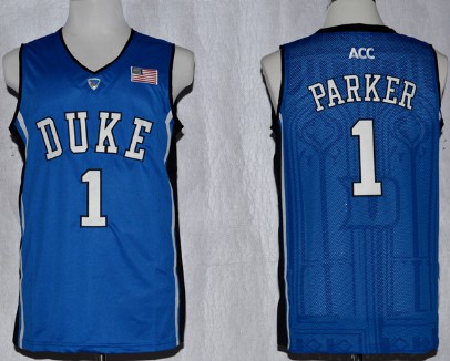 Duke Blue Devils #1 Jabari Parker Blue Jersey Duke Blue Devils #1 Jabari Parker Blue Jersey