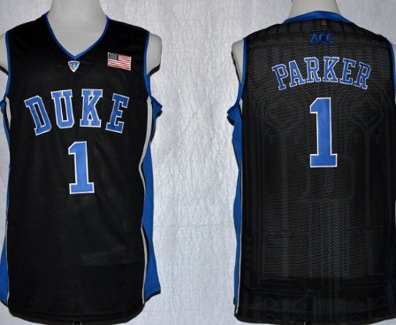 Duke Blue Devils #1 Jabari Parker Black Jersey Duke Blue Devils #1 Jabari Parker Black Jersey