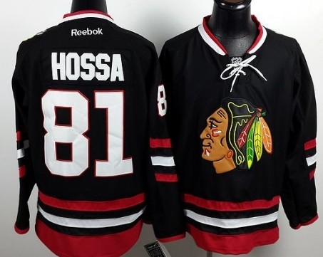 Chicago Blackhawks #81 Marian Hossa 2014 Stadium Series Black Jersey Chicago Blackhawks #81 Marian Hossa 2014 Stadium Series Black Jersey