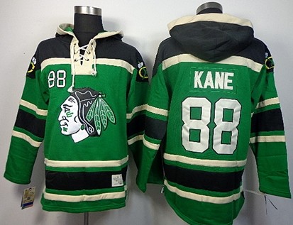 Old Time Hockey Chicago Blackhawks #88 Patrick Kane Green Hoodie Old Time Hockey Chicago Blackhawks #88 Patrick Kane Green Hoodie