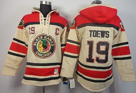 Old Time Hockey Chicago Blackhawks #19 Jonathan Toews Cream Hoodie Old Time Hockey Chicago Blackhawks #19 Jonathan Toews Cream Hoodie