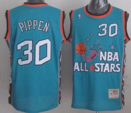 NBA 1996 All-Star #30 Scottie Pippen Green Swingman Throwback Jersey NBA 1996 All-Star #30 Scottie Pippen Green Swingman Throwback Jersey