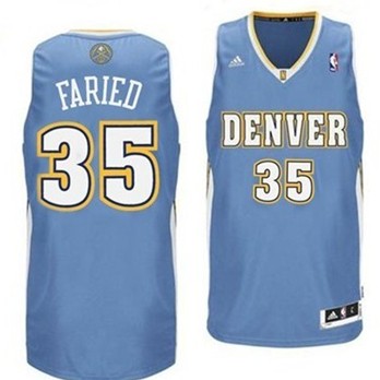 Denver Nuggets #35 Kenneth Faried Light Blue Swingman Jersey Denver Nuggets #35 Kenneth Faried Light Blue Swingman Jersey