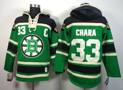 Old Time Hockey Boston Bruins #33 Zdeno Chara Green Hoodie Old Time Hockey Boston Bruins #33 Zdeno Chara Green Hoodie