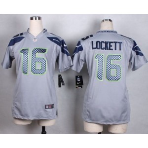2015 Draft Nike Seahawks 16 Tyler Lockett Grey Alternate Women Stitched NFL Jersey 2015 Draft Nike Seahawks 16 Tyler Lockett Grey Alternate Women Stitched NFL Jersey