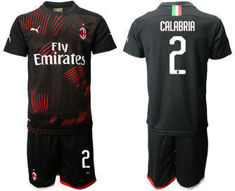 2019-20 AC Milan 2 CALABRIA Third Away Soccer Jersey