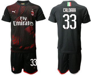 2019-20 AC Milan 33 CALDARA Third Away Soccer Jersey 2019-20 AC Milan 33 CALDARA Third Away Soccer Jersey
