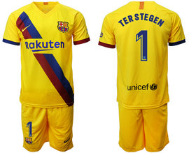 2019-20 Barcelona 1 TER STEGEN Away Soccer Jersey 2019-20 Barcelona 1 TER STEGEN Away Soccer Jersey