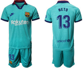 2019-20 Barcelona 13 NETO Third Away Soccer Jersey 2019-20 Barcelona 13 NETO Third Away Soccer Jersey