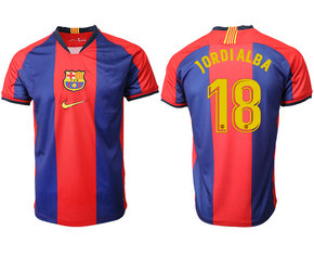 2019-20 Barcelona 18 JORDIALBA Home Thailand Soccer Jersey