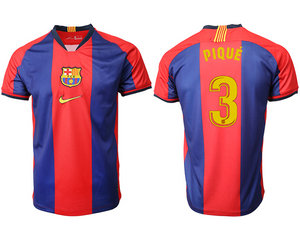 2019-20 Barcelona 3 PIQUE Home Thailand Soccer Jersey