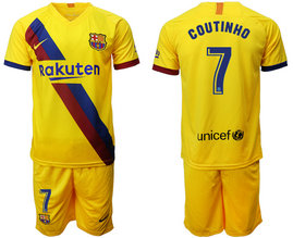 2019-20 Barcelona 7 COUTINHO Away Soccer Jersey 2019-20 Barcelona 7 COUTINHO Away Soccer Jersey
