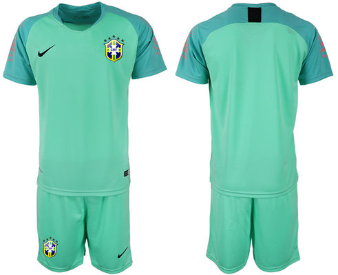 2019-20 Brazil Blue Goalkeeper Soccer Jersey 2019-20 Brazil Blue Goalkeeper Soccer Jersey