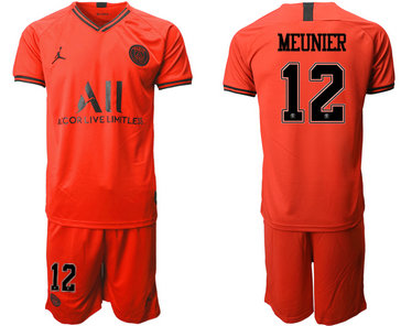 2019-20 Paris Saint-Germain 12 MEUNIER Away Soccer Jersey 2019-20 Paris Saint-Germain 12 MEUNIER Away Soccer Jersey
