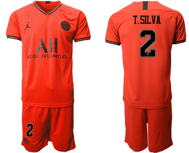 2019-20 Paris Saint-Germain 2 T.SILVA Away Soccer Jersey 2019-20 Paris Saint-Germain 2 T.SILVA Away Soccer Jersey