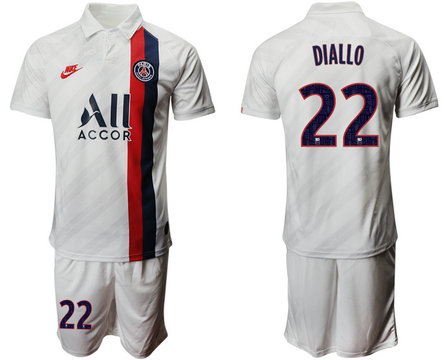2019-20 Paris Saint-Germain 22 DIALLO Third Away Soccer Jersey 2019-20 Paris Saint-Germain 22 DIALLO Third Away Soccer Jersey