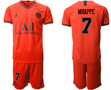 2019-20 Paris Saint-Germain 7 MBAPPE Away Soccer Jersey 2019-20 Paris Saint-Germain 7 MBAPPE Away Soccer Jersey