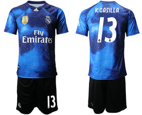 2019-20 Real Madrid 13 K.CASILLA Away Soccer Jersey 2019-20 Real Madrid 13 K.CASILLA Away Soccer Jersey