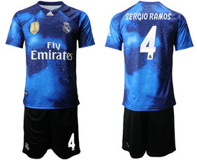 2019-20 Real Madrid 4 SERGIO RAMOS Away Soccer Jersey 2019-20 Real Madrid 4 SERGIO RAMOS Away Soccer Jersey